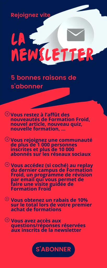 Newsletter Formation Froid